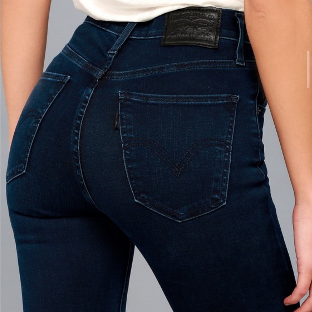 Levi’s Mile High Super Skinny Dark Wash Jeans 25